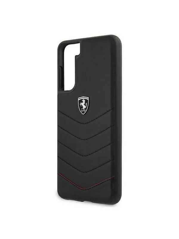 Ferrari Off Track Quilted Case for Samsung Galaxy S21 - Black
