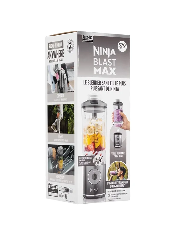 Ninja Mikser Blast Max BC251EUGY - blender - grey