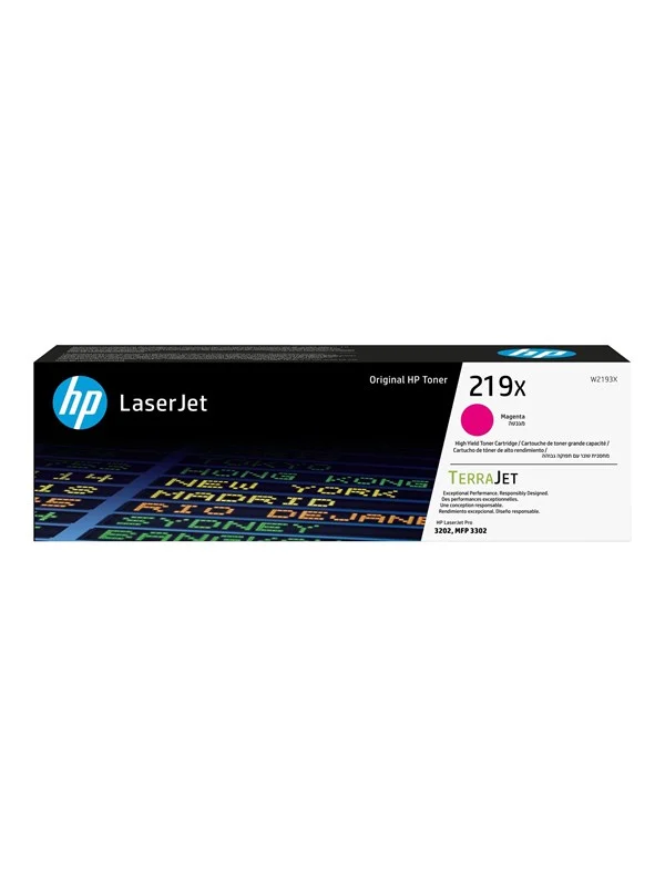 HP 219X / W2193X High Capacity Magenta Toner