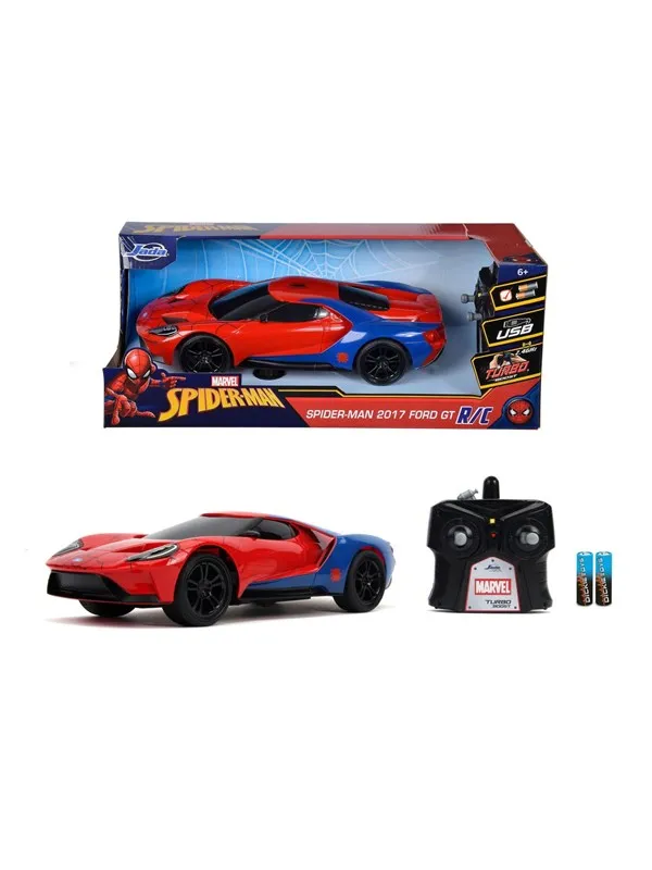 Jada Toys MarvEvi LOVE Spider-Man RC 2017 Ford GT 1:16