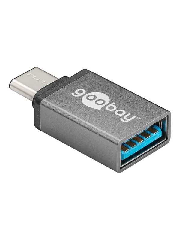 Pro USB 3.1 C - USB 3 A adapter - Grey