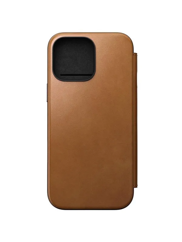 Nomad Modern Leather Folio - iPhone 16 Pro Max | English Tan-C |  Leather