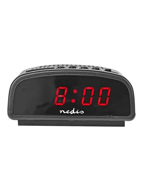Nedis - alarm clock - electronic - desktop - black
