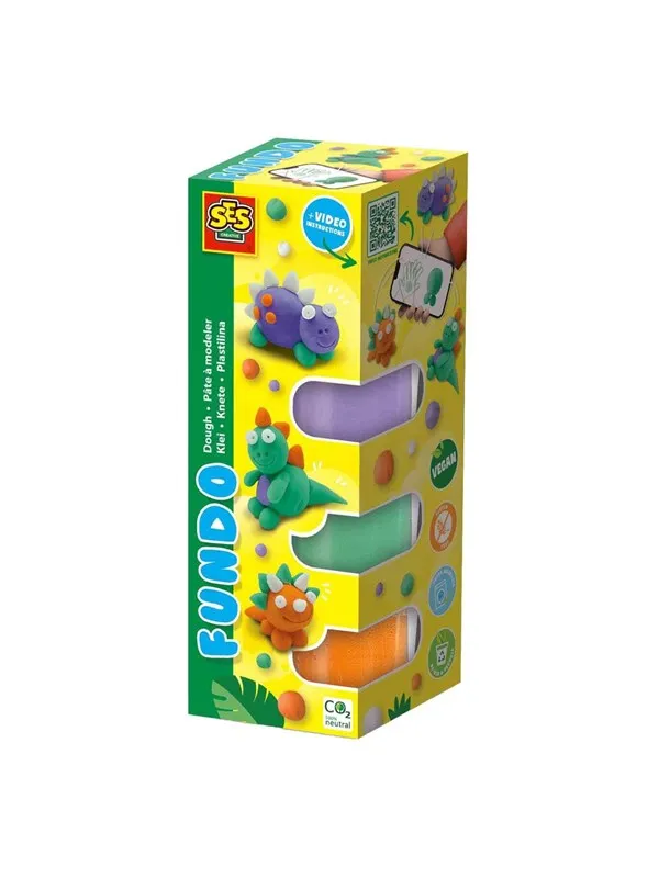 SES Creative Fundo Clay - Dinos