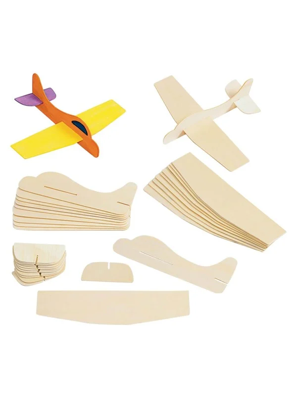 Colorations - Making Wooden Model Airplanes Set of 12