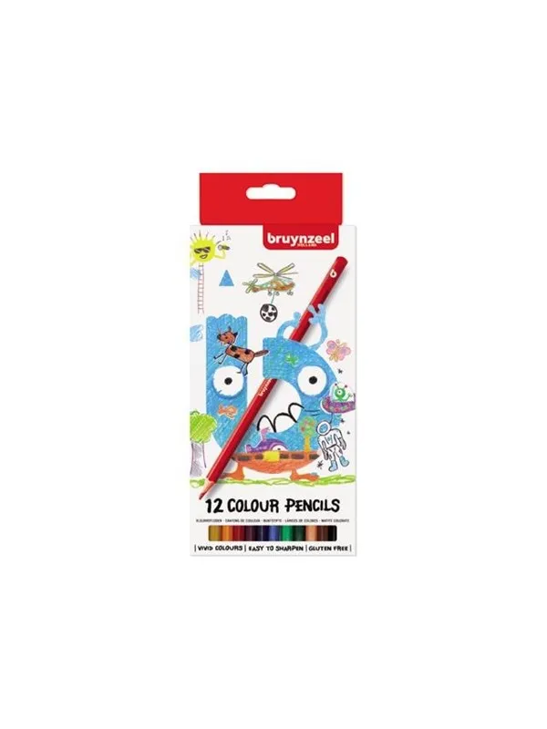 Bruynzeel Kids Colored Pencils 12 pcs.