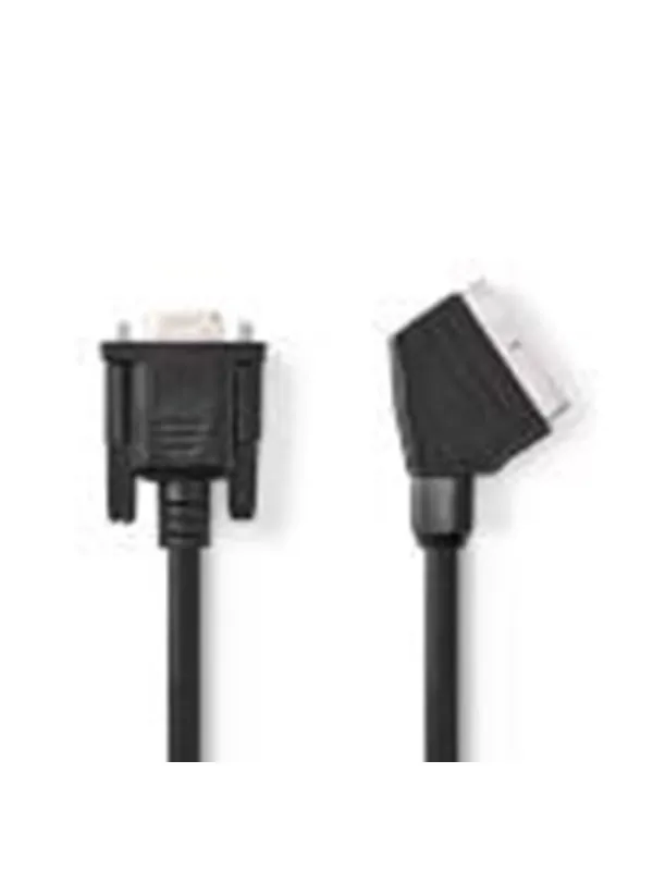 Nedis SCART Cable | SCART Male | VGA Female | Nickel Plated