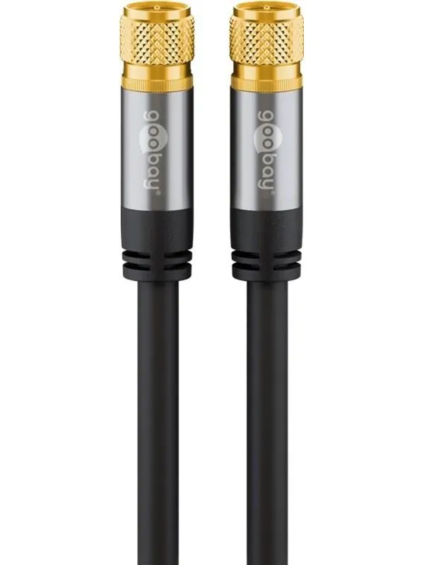 Pro SAT antenna cable (135 dB) 4x shielded 1m
