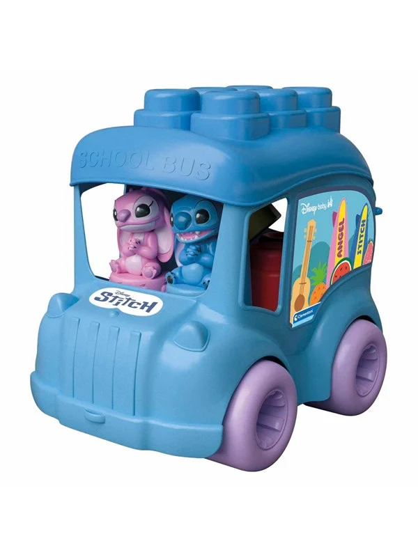 Clementoni - Soft Clemmy Stitch School Bus