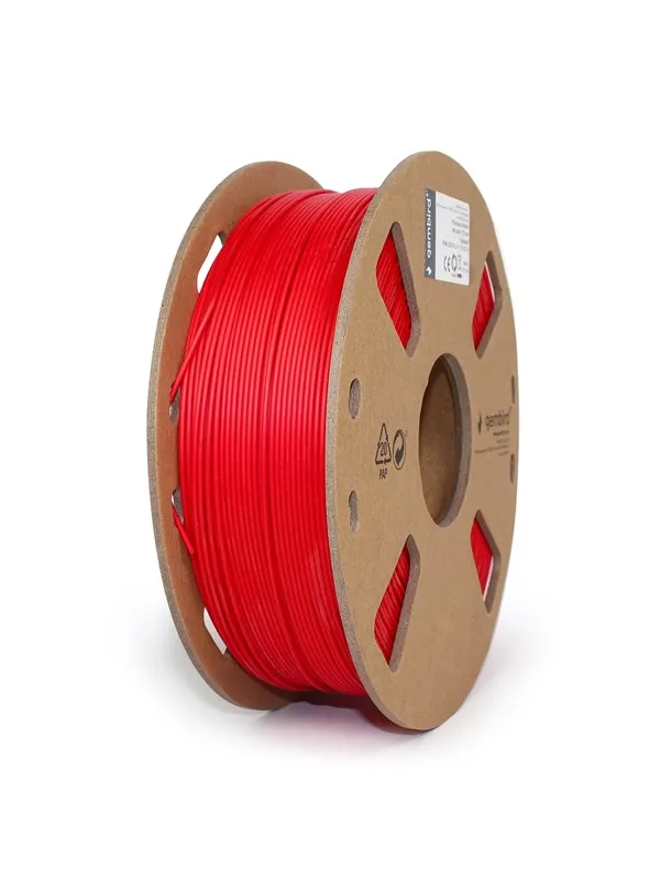 Gembird PLA filament - Rød - 1.75mm ø - 1 kg