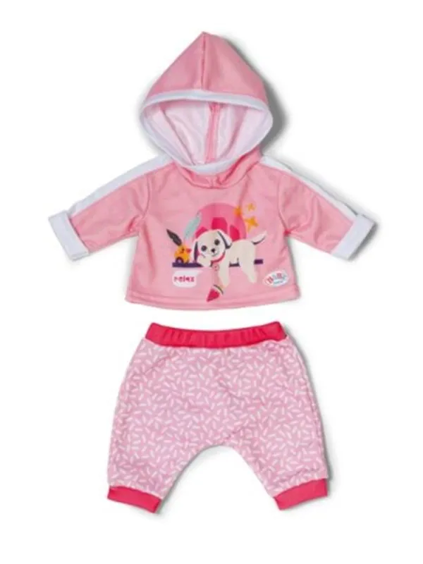 Baby Born Jogging Suit Pink 43cm