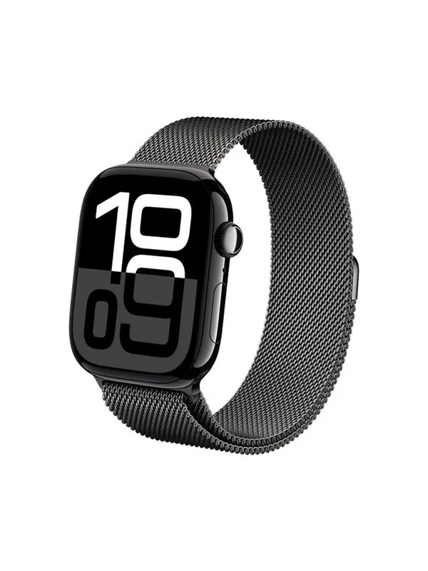 CRONG Milano Steel - Stainless Steel Strap for Apple Watch 38/40/41/42 mm (Graphite)
