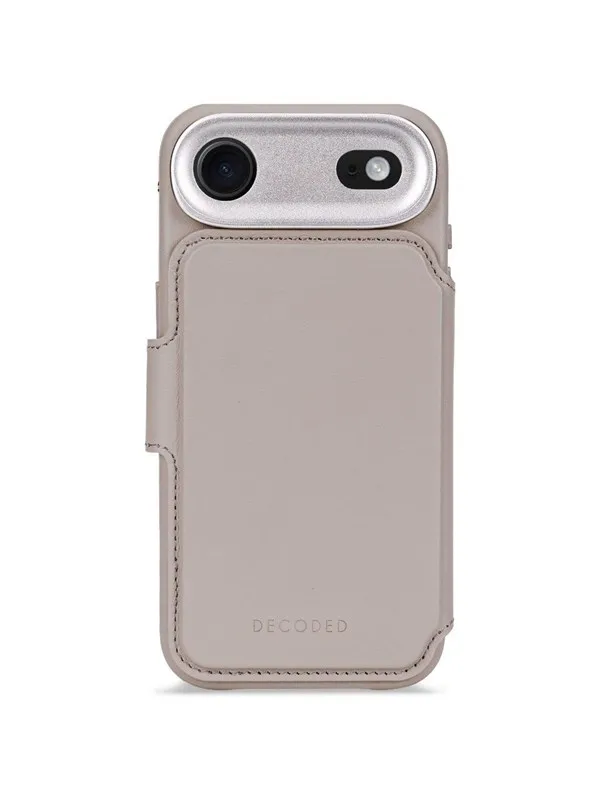 Decoded - Leather Detachable Wallet for iPhone 17 Air - Solid Clay