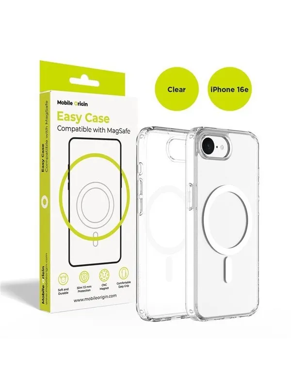 Mobile Origin Hybrid MagSafe Case - clear - iPhone 17e/16e