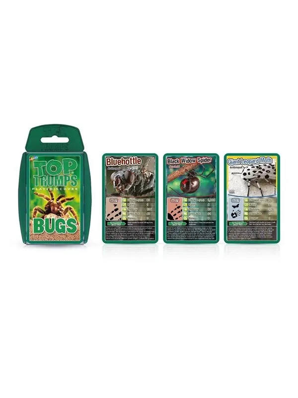 Winning Moves Bugs Top Trumps Card Game (ENGLISH)