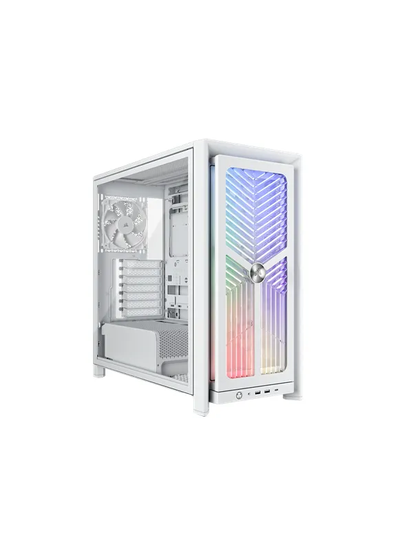 Corsair Frame 4000X RS White - Kabinett - Miditower - Hvit