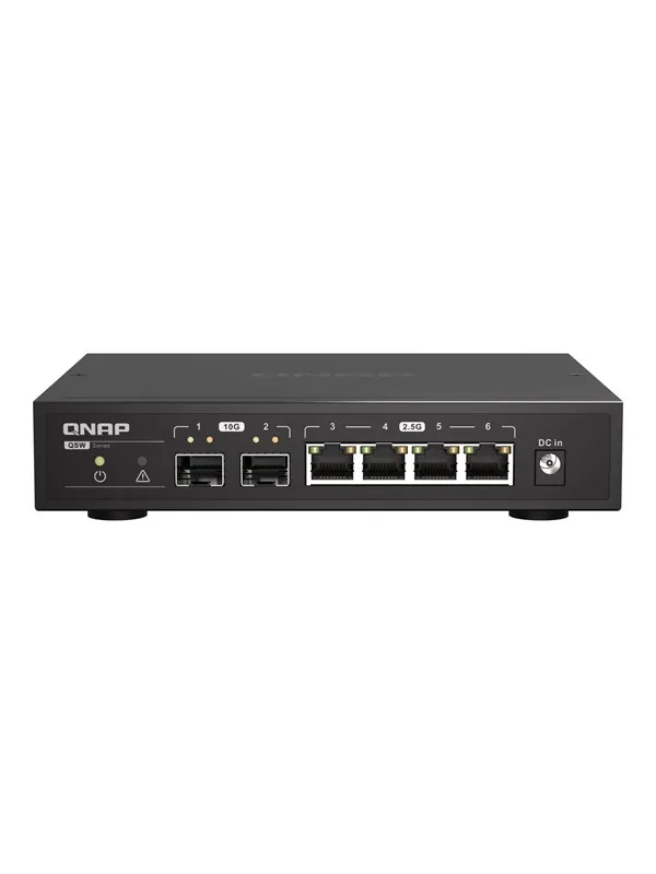 QNAP QSW-2104-2S Unmanaged Switch 2x 10GbE SFP+ / 4x 2.5GbE RJ45