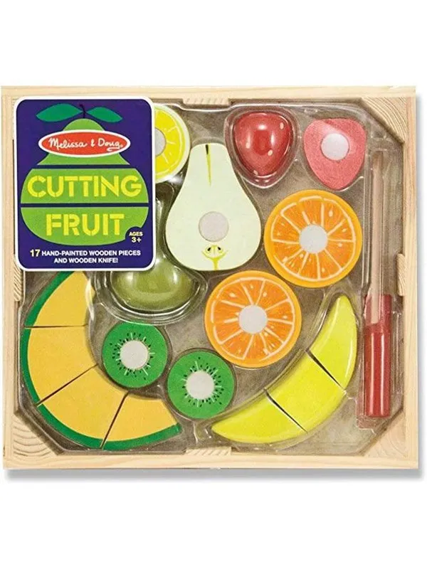 Melissa & Doug Food Play Wooden Cutting Fruit