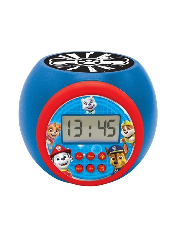 Lexibook Paw Patrol alarm projector clock with a timer.