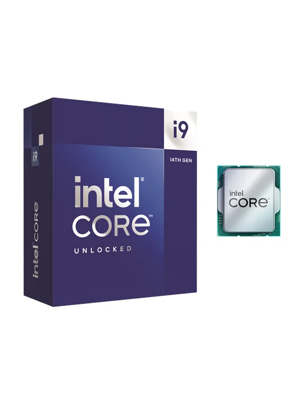Intel Core i9-14900K Raptor Lake-S Prosessor/CPU - 24 kjerner - 3.2 GHz - Intel LGA1700 - Intel Boxed (uten kjøler)