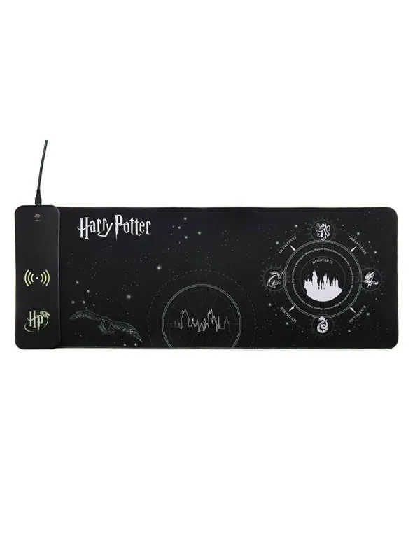 Numskull Harry Potter XL RGB Gaming Mat with 15W Wireless Charger