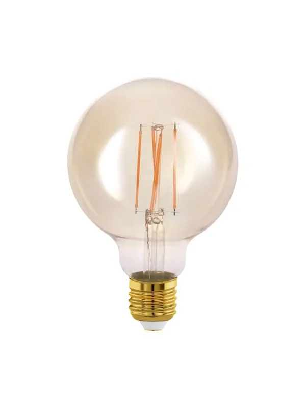 EGLO LED-lyspære G95 Globe 4W/822 350 lumen amber E27
