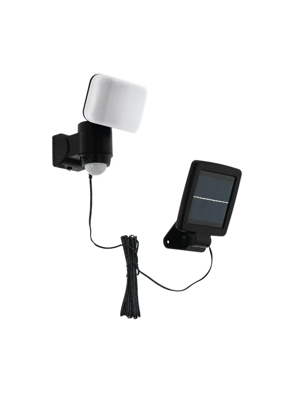 EGLO CASABAS solar wall lamp with sensor black
