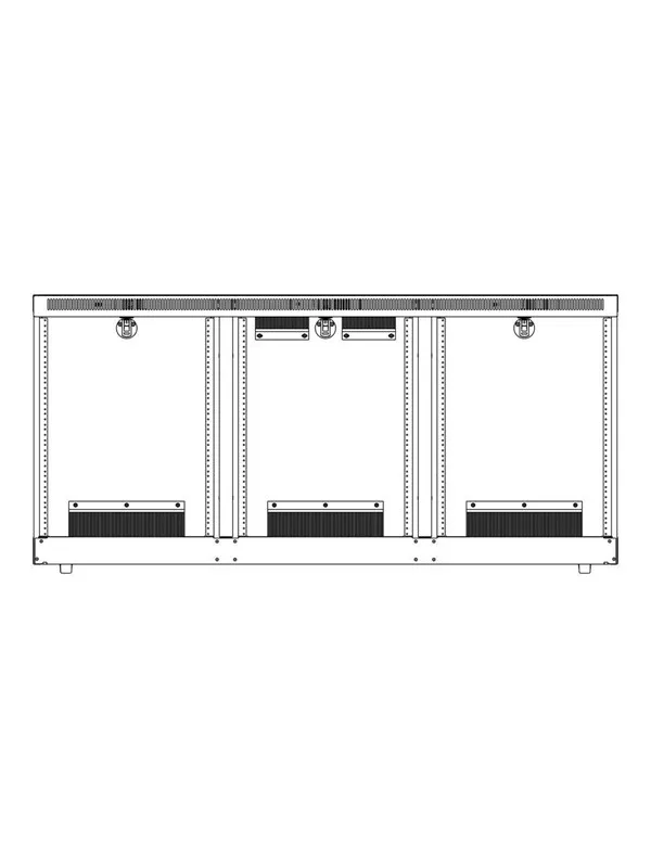 Middle Atlantic C5 Series Credenza mounting component - for AV rack - off white - Max - recommended for