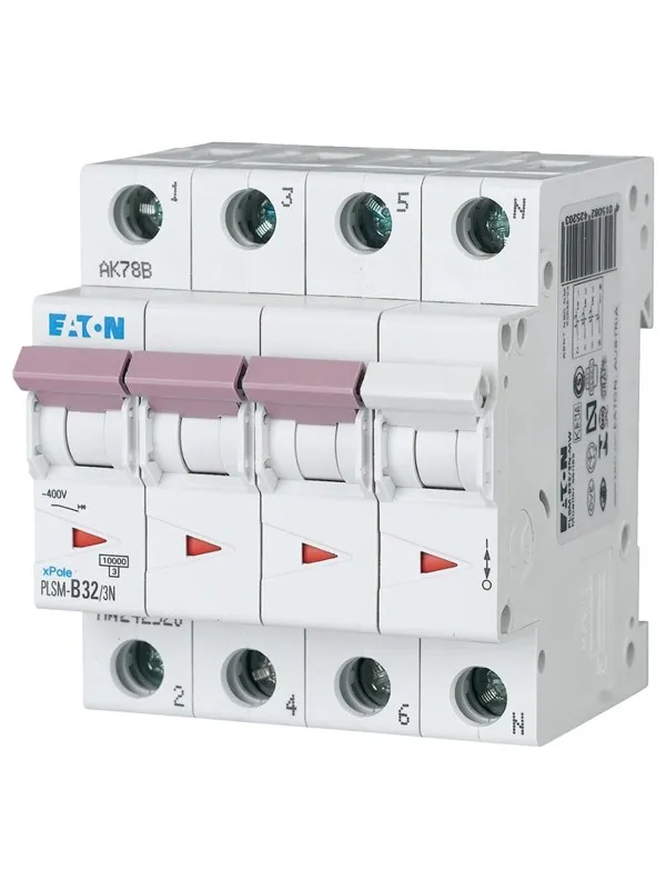 Eaton Pls6-c32/3n-mw - miniature circuit breaker mcb