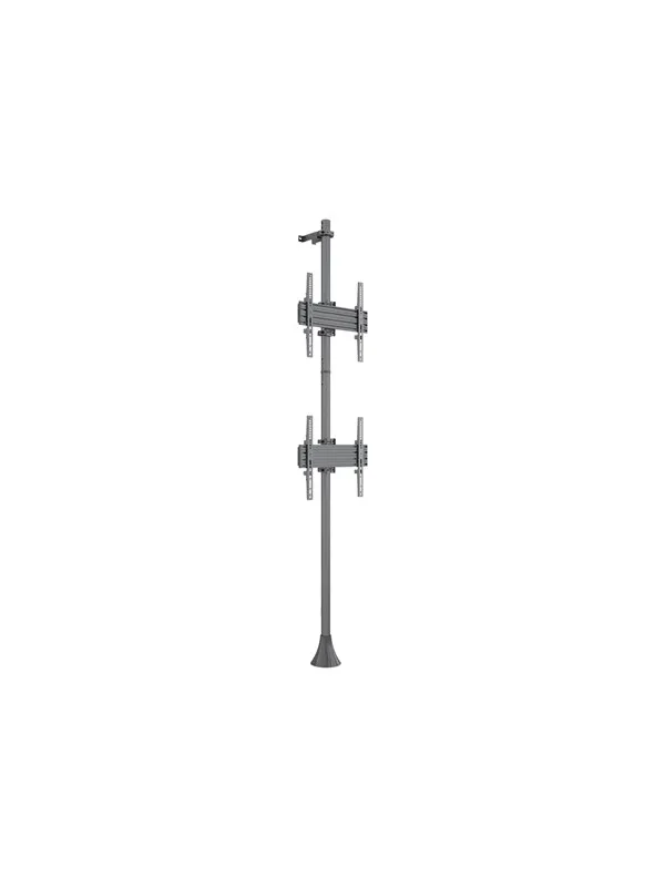 Multibrackets M Pro Series - stand - for 2 LCD displays - black - Max 60 kg - recommended for 65"