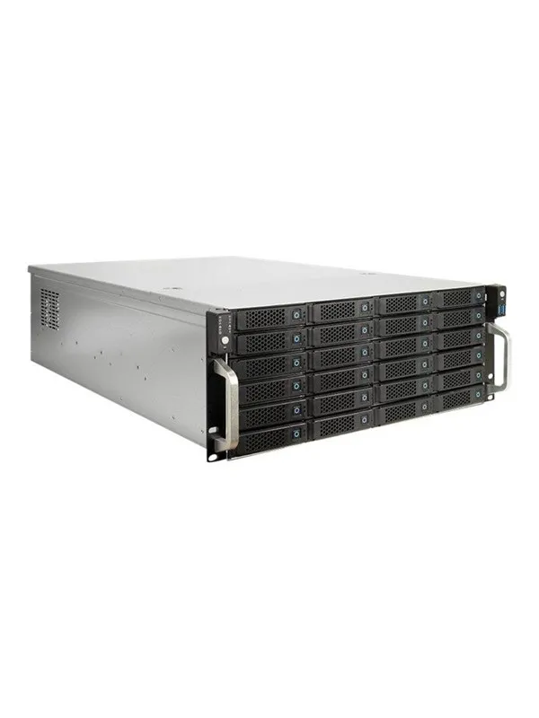Inter-Tech IPC 4U-4724 - Kabinett - Server (Rack) - Svart
