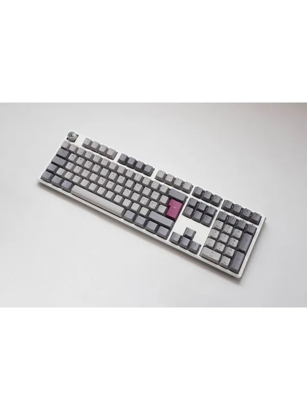 Ducky One 3 - Mist Nordic - Fullsize - Cherry Blue - RGB - ND - Gamingtastatur - Nordisk - Grå