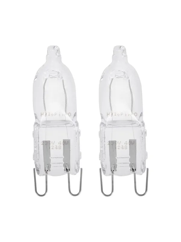 EGLO Halogenlyspære 40W 300° 460LM KLAR 2 STK G9