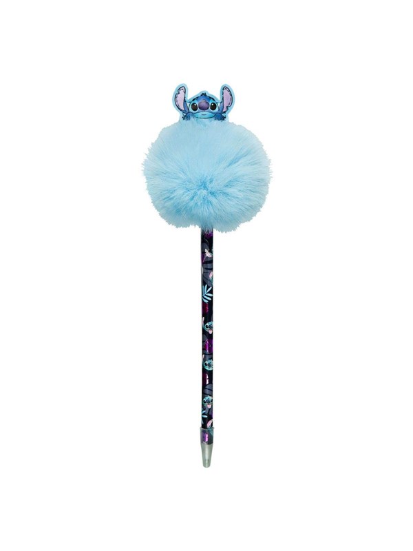 Disney Stitch Ballpoint Pen with Pom Pom