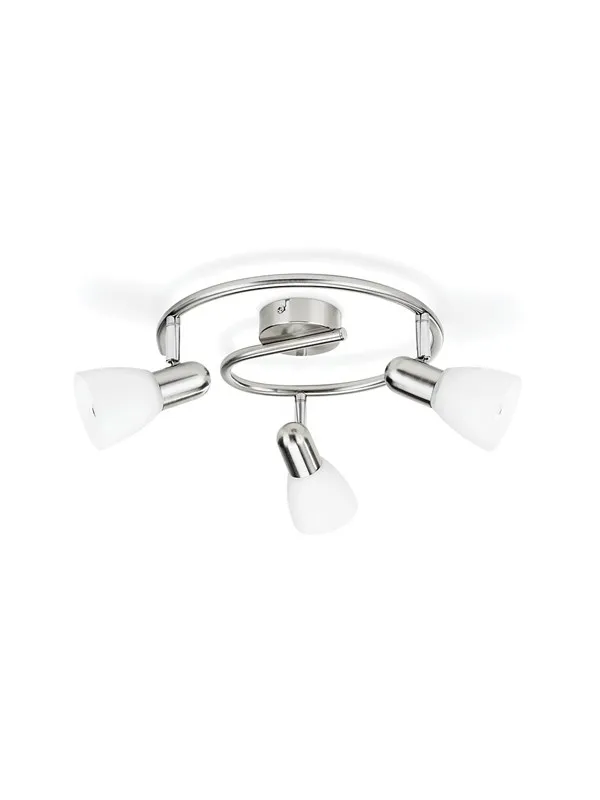 Philips burlap plate/spiral nickel 3x40W 230V