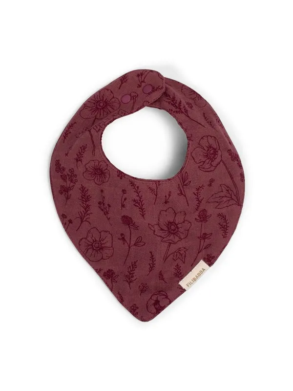 Filibabba Bib GOTS - Fall Flowers