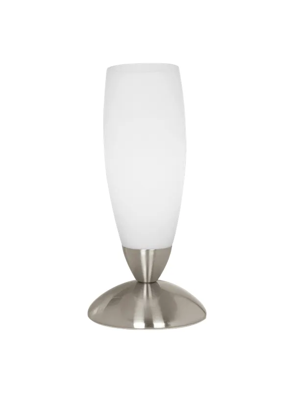 EGLO SLIM table lamp brushed steel/white