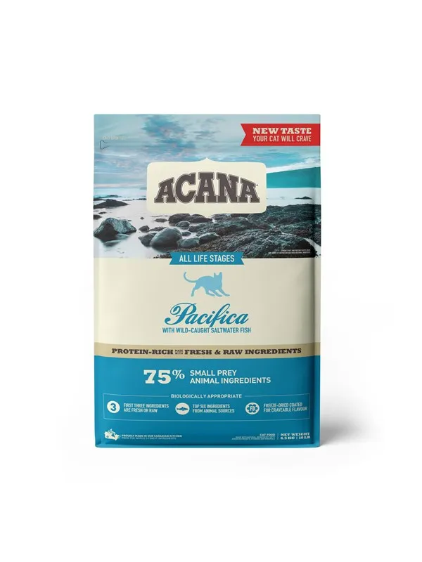 Acana Pacifica Dry Cat Food 4.5kg