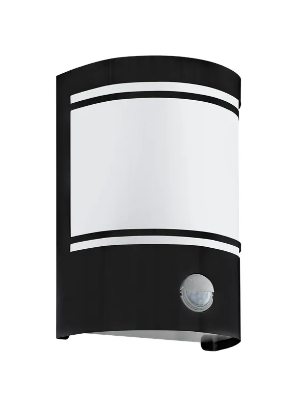 EGLO CERNO outdoor wall lamp with sensor black