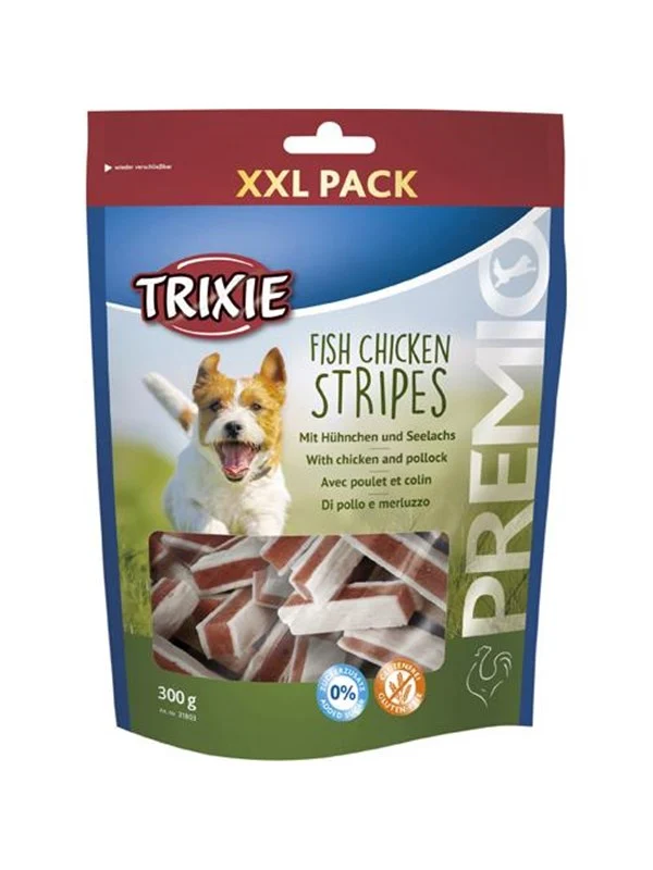 Trixie PREMIO Fish Chicken Stripes XXL pack 300g