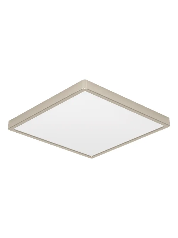 EGLO FUEVA 6-Z Matter ceiling lamp 390 × 390 mm LED RGB/CCT brushed steel