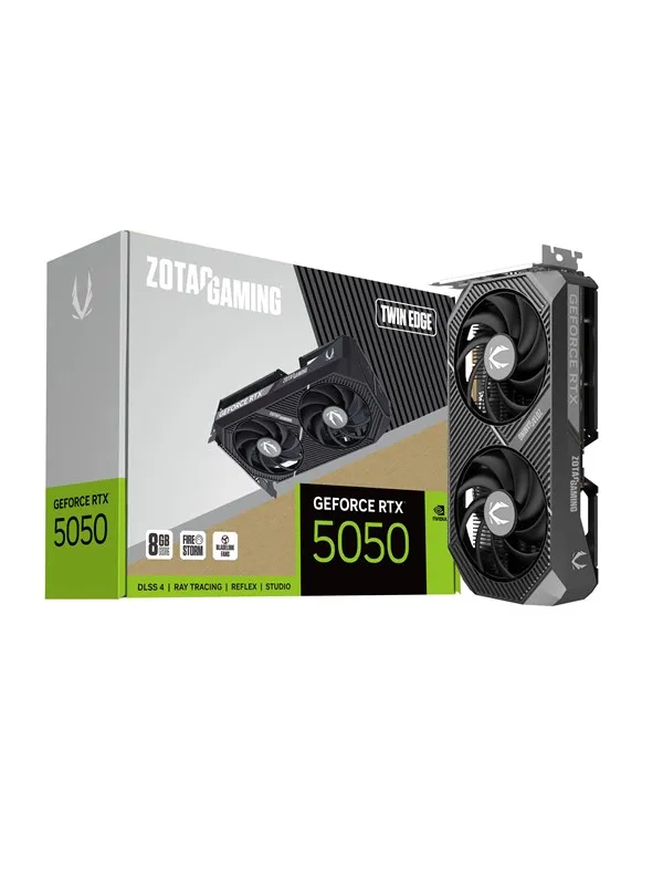ZOTAC GeForce RTX 5050 Twin Edge - 8GB GDDR6 RAM - Grafikkort