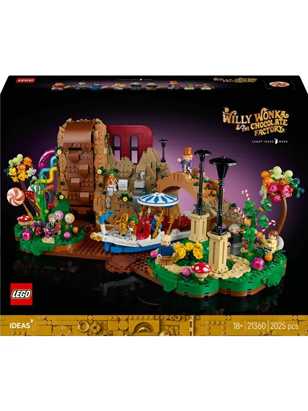LEGO Ideas 21360 Willy Wonka og sjokoladefabrikken