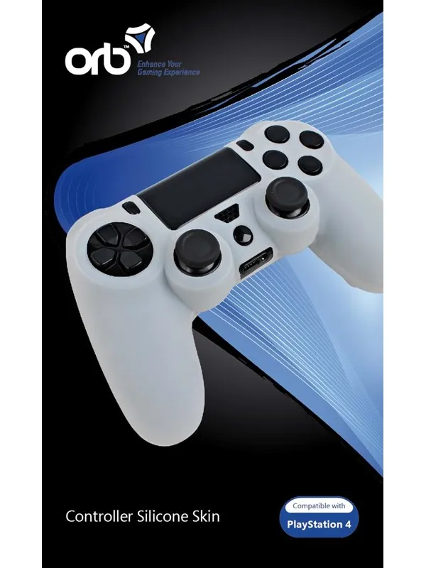 Orb PS4 Silicon Skin White - Miscellaneous Tilbehør til spillkonsoll - Sony PlayStation 4