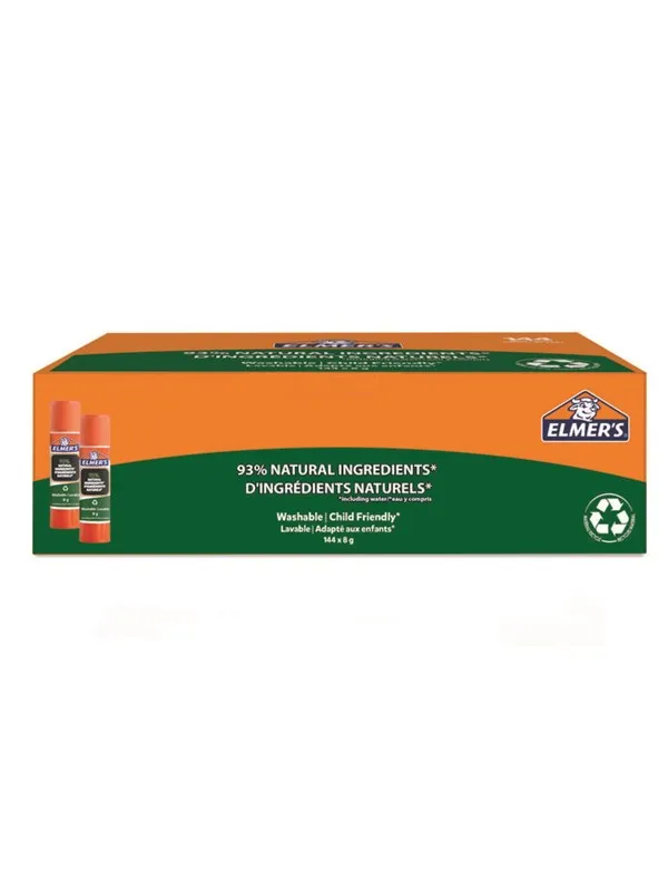 Elmer's Pure School Glue limstift kasse med 144 stk., 8 gram