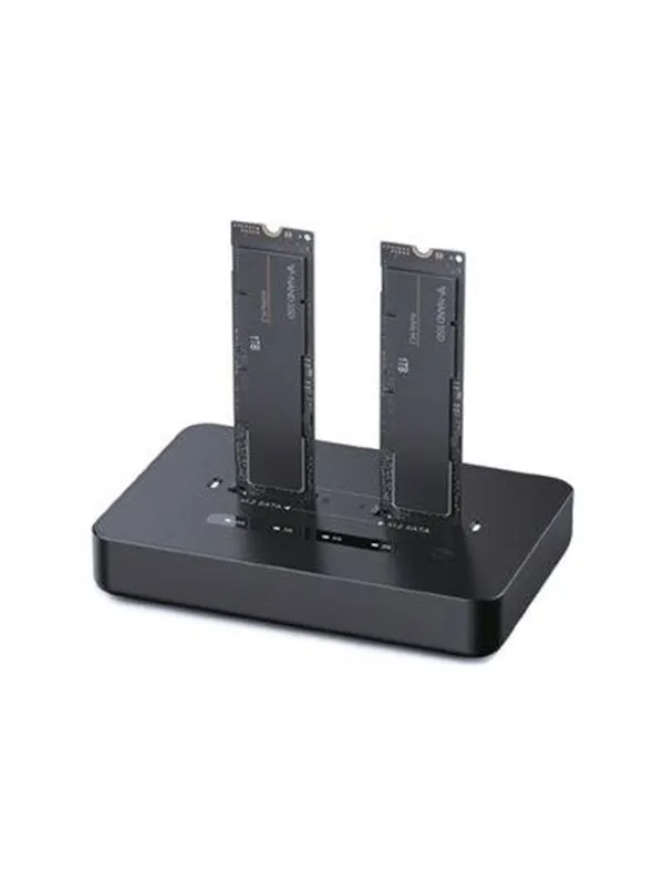 Gembird - SSD docking station - M.2 Card (PCIe NVMe & SATA) - USB-C 3.2 (Gen 2x2)