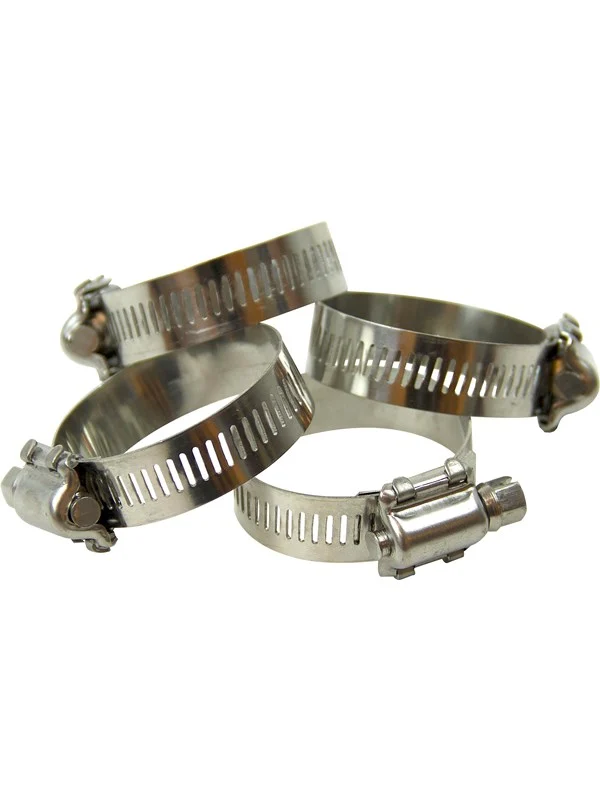 Swim & Fun Hose Clamps Stainless Steel, 4 pcs
