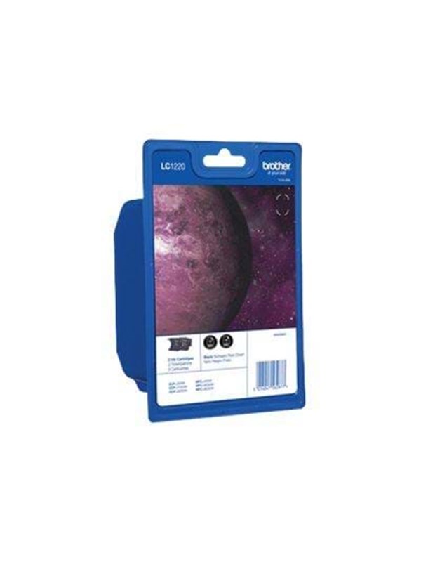Brother LC1220BKBP2 - Blekkpatron Svart