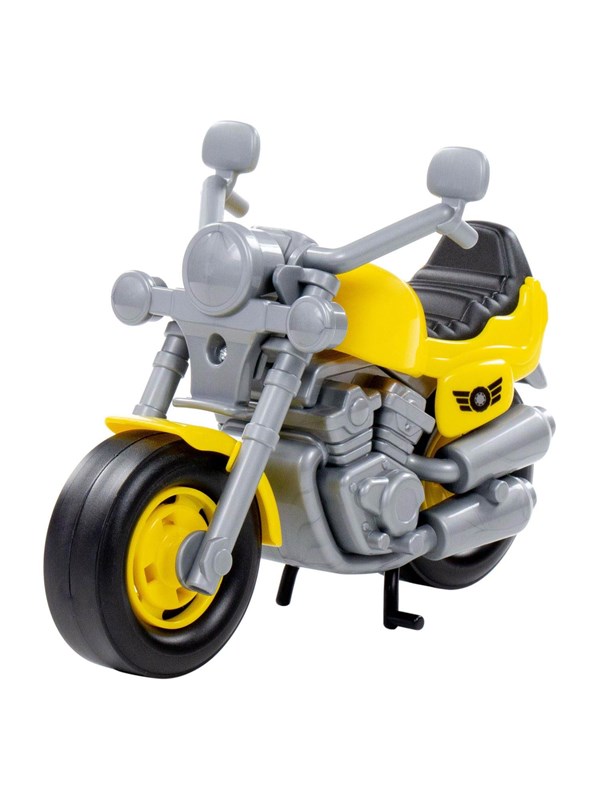 Cavallino Toys Cavallino Race Motorbike Yellow 25cm
