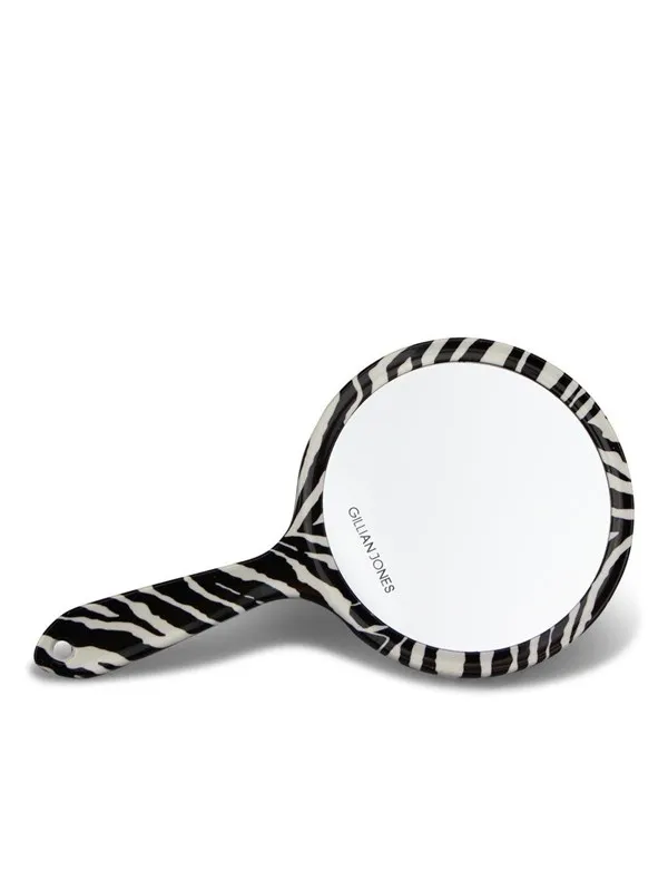 Gillian Jones 2 side Hand Mirror - Zebra